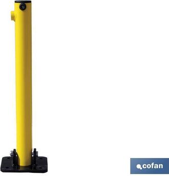 cofan Poste Abatible Para Parking Con Cerradura