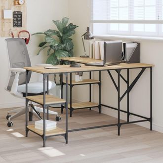 vidaXL Vidaxl - Escritorio Madera De Ingenier&iacute;a Roble Sonoma 139x139x75 Cm