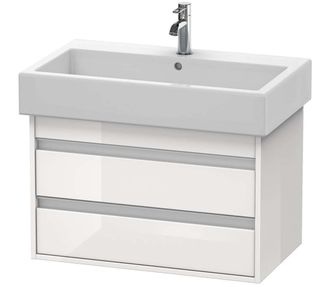 Duravit Duravit - Ketho Neceser De Pared 6637, 2 Cajones, 750mm, Para Vero
