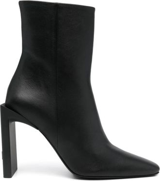 Fear of God Enkelboot - Dames - Laarzen met Hak - Zwart - 40 EU - Leer - Schoenen