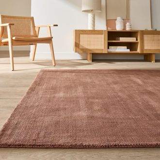 La Redoute Interieurs 100% Tencel vloerkleed, handgemaakt, used aspect, IZRI