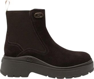 Liu Jo Su&egrave;de enkellaarsjes - Dames - Schoenen - Bruin - Maat: 38 EU Su&egrave;de