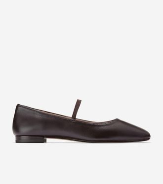 Cole Haan Womens Bridget Mary Jane Ballet Flats - Brown Size 8.5