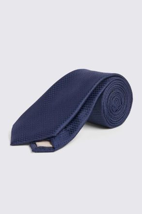 Moss Navy Textured Tie