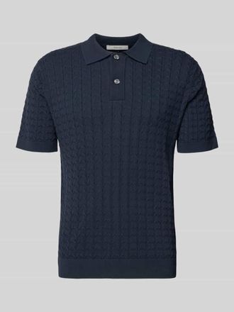 Selected Regular Fit Poloshirt aus reiner Baumwolle Modell MATTIS in Marine, Gr&ouml;&szlig;e XXL