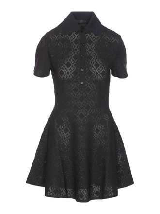 Givenchy Polo-Neck Short Sleeves Dress