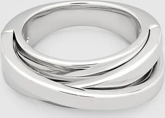 Tom Wood Bague Orb Slim Argent
