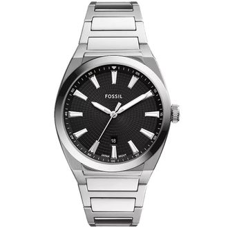 Fossil Everett Quartz Black Dial Mens Watch FS5821