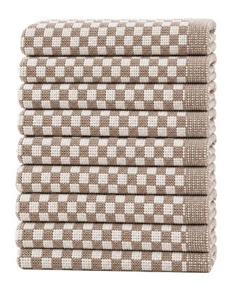 Ellen Tracy 9Pk Cotton Kitchen Towels