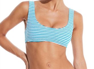 Solid & Striped Elle Striped Top In Keys Blue