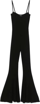 Norma Kamali Tuta intera - Nero