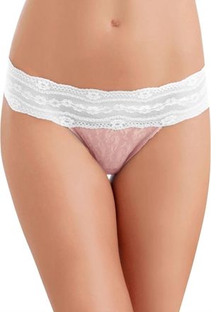 Wacoal Lace Kiss Thong Panty In Naughty Naked