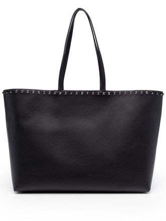 Valentino Garavani Rockstud grote shopper - Zwart