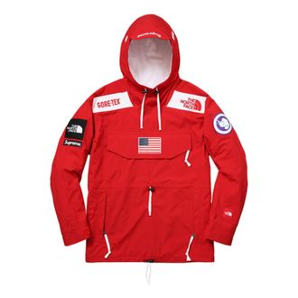 SUPREME SS17 x The North Face Trans Antarctica Expedition Pullover Jacket Red Logo SUP-SS17-609