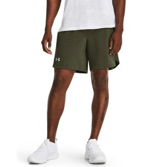Under Armour Mens UA Launch 2 in 1 7 Shorts Green 3XL