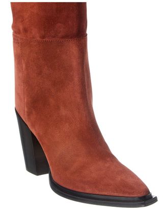 Jimmy Choo London Cece 80 Suede Knee-High Boot