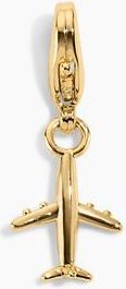 Electric Picks Airplane Charm in Gold at Nordstrom