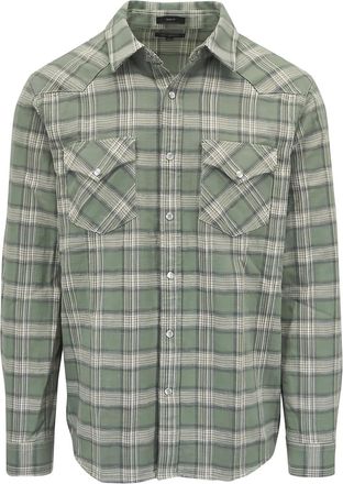 AG - Adriano Goldschmied Camicia a quadri - Verde