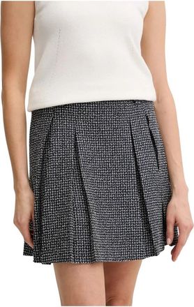 DKNY Rokje - Dames - Korte rokken - Blauw - 2XL - Katoen - Rokken