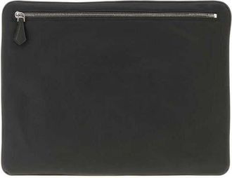 Dolce & Gabbana Charcoal Fabric Clutch Grigiogrigio