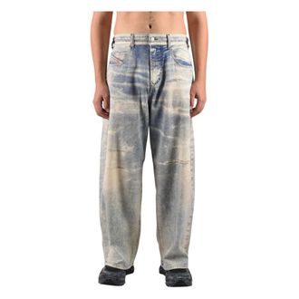 Diesel Loose-fit jeans - Heren - Jeans - Blauw - Maat: W30 Denim