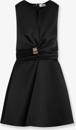 Elisabetta Franchi Duchesse Satin Dress