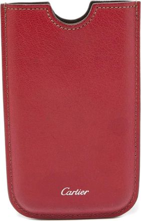 Cartier Leren iPhone hoesje - Roze