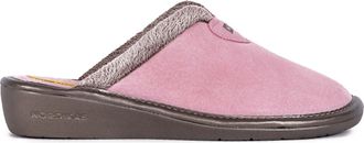 Nordikas Plush House Slippers for Women Top Line - Soft Open Nordikas Slippers - Non-Slip Slippers Made in Spain - Home Shoes with Memory Foam Sole, pink, 8.5 
