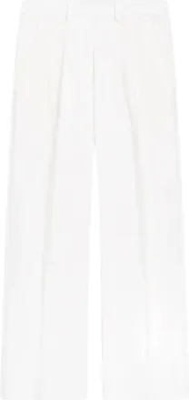 PT01 High-Waisted Wide-Leg Trousers With Front Pleats And Tailored Finish