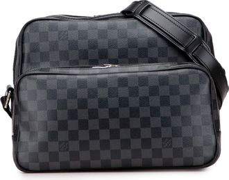 Louis Vuitton Pre-owned Womens District Pm Checkered Messenger - Dark Grey Textile - One Size