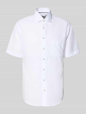 Eterna Regular Fit Freizeithemd aus Lyocell-Mix in Weiss, Gr&ouml;&szlig;e 39