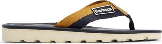Barbour Harker Flip Flop in Navy/Ochre at Nordstrom, Size 11