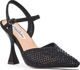Lady Couture Tango Crystal Embellished Pump in Black at Nordstrom Rack, Size 10