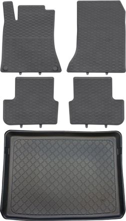 OEM Juego De Alfombrillas De Goma Para Coche Y Alfombrilla Para Maletero Para Mercedes Clase B W246 (de Octubre De 2011 A Diciembre De 2018)