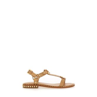Ash Flat Sandals, female, Beige, Size: 11 US Patsy Bis Sandal