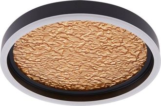 Lucande Lucande Lámpara de techo LED Menulis en Negro Plástico