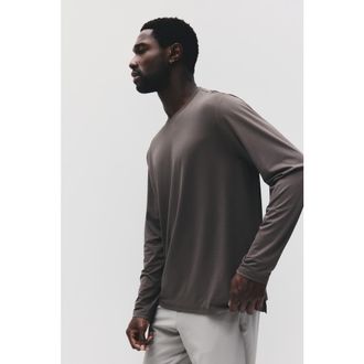 H&M Long-sleeved Sports Top With Drymove in Medium Brown at Nordstrom, Size Xx-Large
