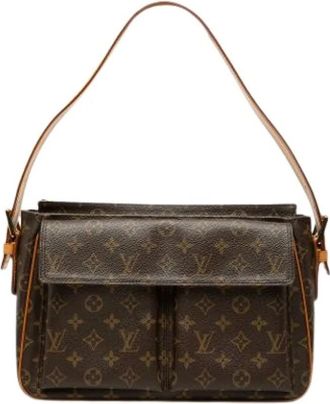 Louis Vuitton Pre-owned Viva Cite GM - Dames - Vintage Schoudertas - Bruin - ONE Size - Leer - Vintage
