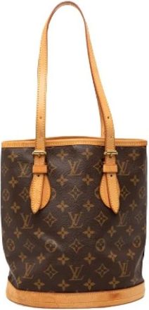 Louis Vuitton Pre-owned Bucket Bags, female, Brown, Size: ONE SIZE Pre-owned Vintage Bucket Bag
