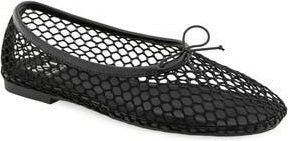 Rebecca Minkoff Bunny Mesh Ballet Flat in Black at Nordstrom Rack, Size 8.5