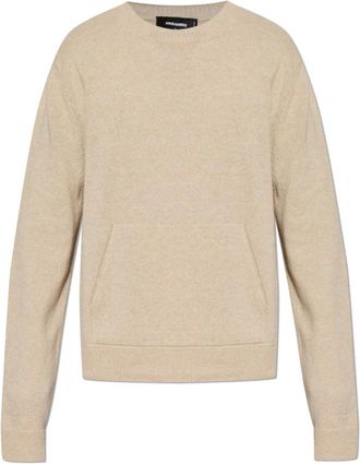 Dsquared2 Uomo, Maglie, Beige, M, new