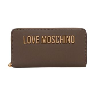 Love Moschino Grote portemonnee - Dames - Accessoires - Bruin - Maat: ONE Size