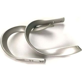 OEM 2 Alzapa&ntilde;os Decorativos De Aleaci&oacute;n De Aluminio Para Cortinas (plateados) - Crezuo