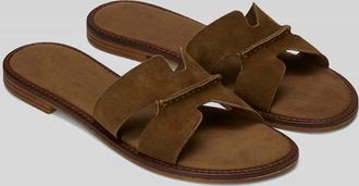 Marc O'Polo Sandale aus echtem Leder in Mittelbraun, Gr&ouml;&szlig;e 36