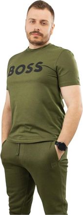 HUGO BOSS Tops, Heren, Groen, M, T-Shirts