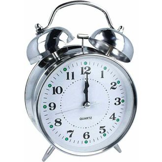 OEM Reloj Despertador Zvd Con Campana, Reloj Despertador De Mesita De Noche Con Doble Campana, Reloj Despertador Cl&aacute;sico, Reloj Crezuo