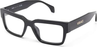 Versace Optical Frame - Heren - Brillen - Zwart - 55 MM - Accessoires