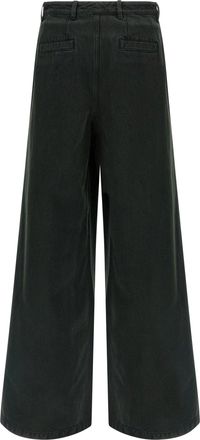Dries Van Noten Velvet Insert Jeans - Black
