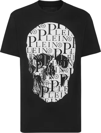 Philipp Plein T-shirt Round Neck SS Stones Skull