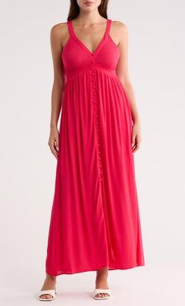 Lovestitch Sleeveless Maxi Dress in Hot Pink at Nordstrom Rack, Size Medium